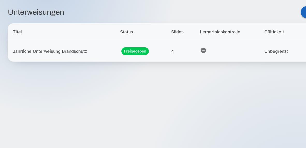 Übersicht